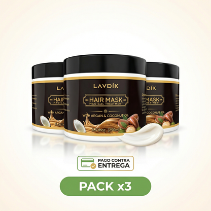 Hair Mask – Tratamiento Capilar Reparador Intensivo (Pack x3)