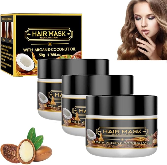 Hair Mask – Tratamiento Capilar Reparador Intensivo (Pack x3)