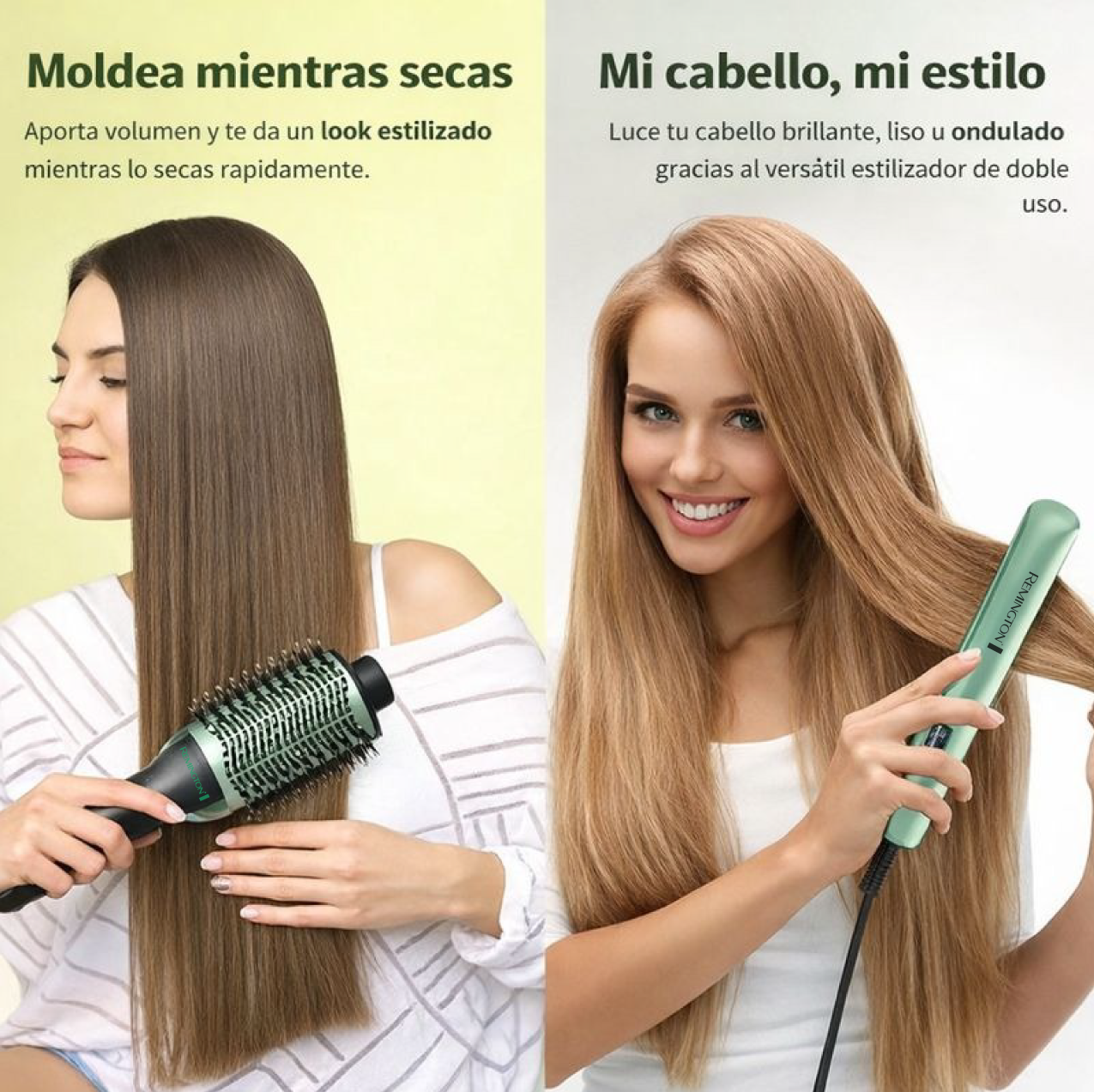 COMBO PLANCHA + CEPILLO ALISADOR Remington