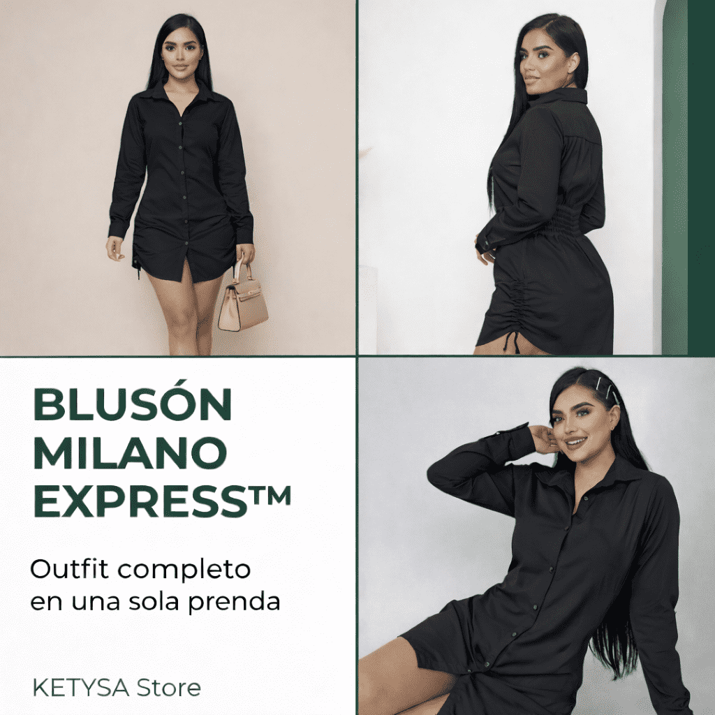 Nuevo Blusón Milano Express™ | Look Perfecto en Segundos