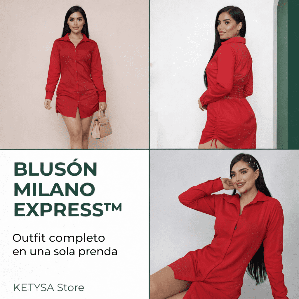 Nuevo Blusón Milano Express™ | Look Perfecto en Segundos