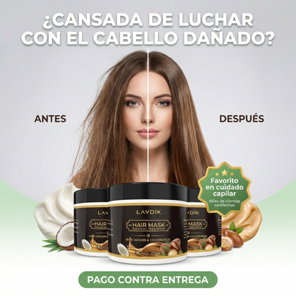 Hair Mask – Tratamiento Capilar Reparador Intensivo (Pack x3)