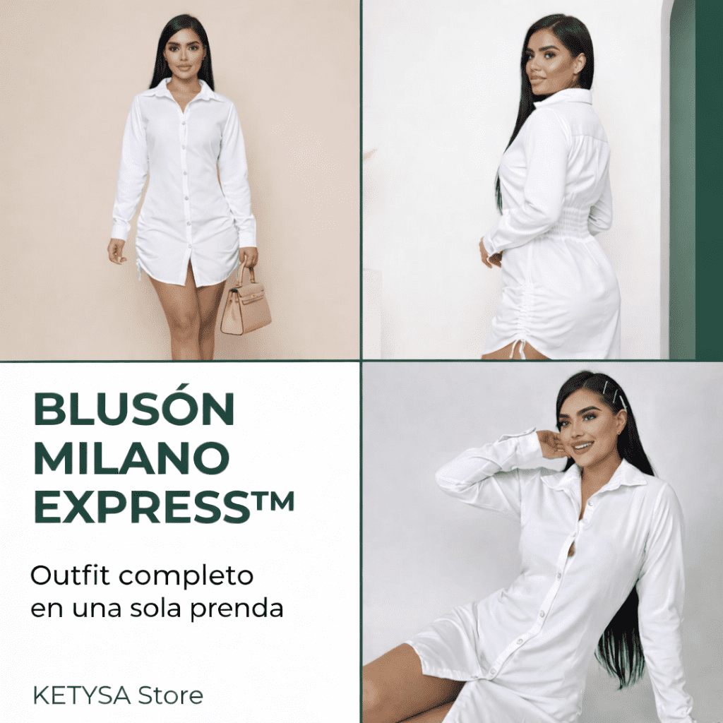 Nuevo Blusón Milano Express™ | Look Perfecto en Segundos